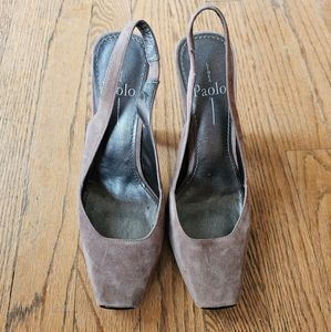 Linea Paolo suede pumps size 7.5M